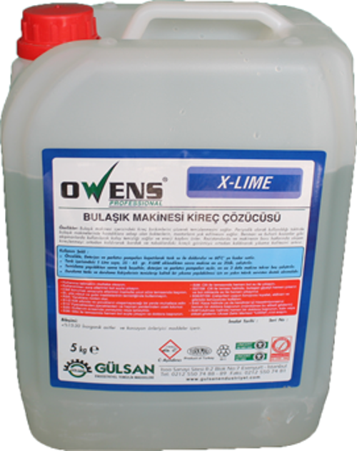 X-LİME  Ultra Endüstriyel Bulaşık Makinası Kireç Sökücü (5 Kg) (KİREÇMATİK)