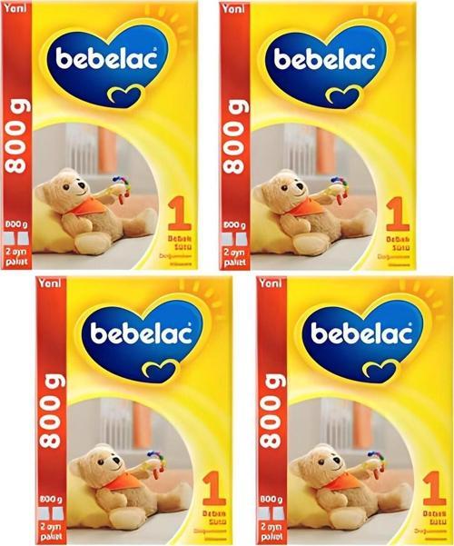 1 Numara 800 gr 0-6 Ay 4`lü Paketi (3200gr-
