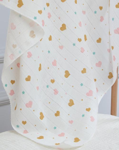 Kız Bebek 75*75 cm Battaniye Ekru