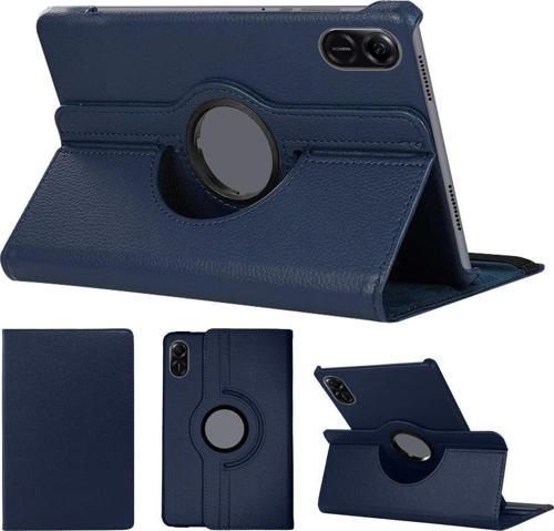 Xiaomi Redmi Pad 2 11 Inç Uyumlu 360° Dönebilen Uyku Modlu Standlı Pu Deri Tablet Kapaklı Kılıf