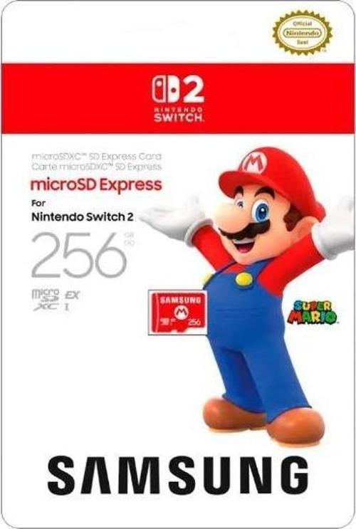Nintendo Switch 2 Samsung 256GB microSD Express Card