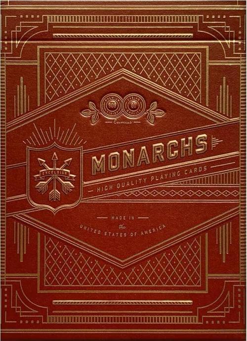 Monarchs Red Edition Oyun İskambil Kartı - Kırmızı