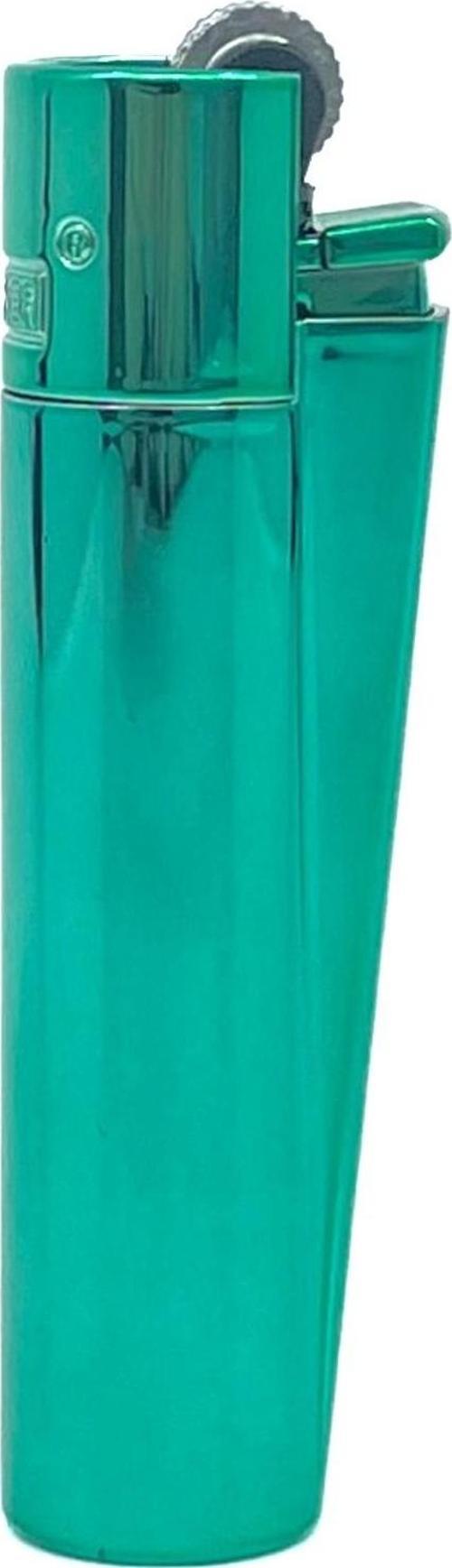Özel Kutusunda Metal Çakmak - Metalik Turkuaz Parlak (Polish Metal Turquoise)