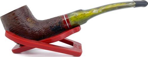Half Bent Billiard Briar (Gül Kökü) 9 mm Filtreli El Yapımı Pipo - 2432