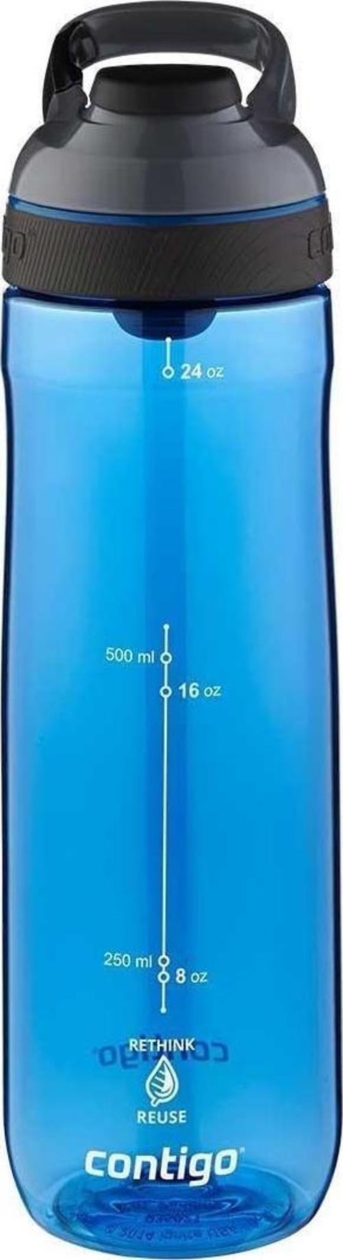 Cortland Tren Tek El Bas İç Kapaklı Su Matarası 720ml 2191386 - Mavi