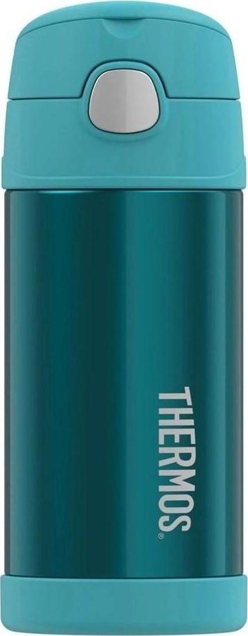 FUNtainer Pipetli Çocuk Termos 355ml (12 OZ) - Teal