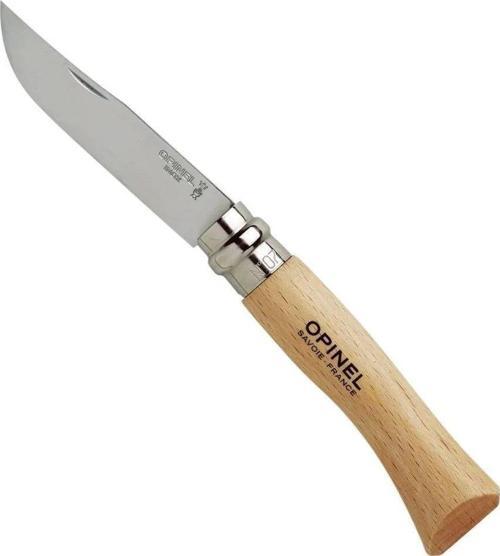 Inox No 7 Kayın Saplı Paslanmaz Çelik Çakı