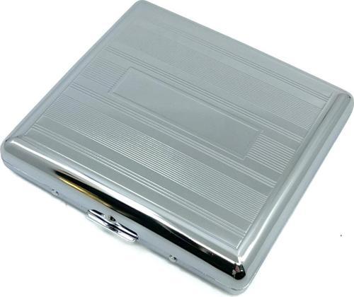 Metal Krom Renk Sigara Tabakası Model 2