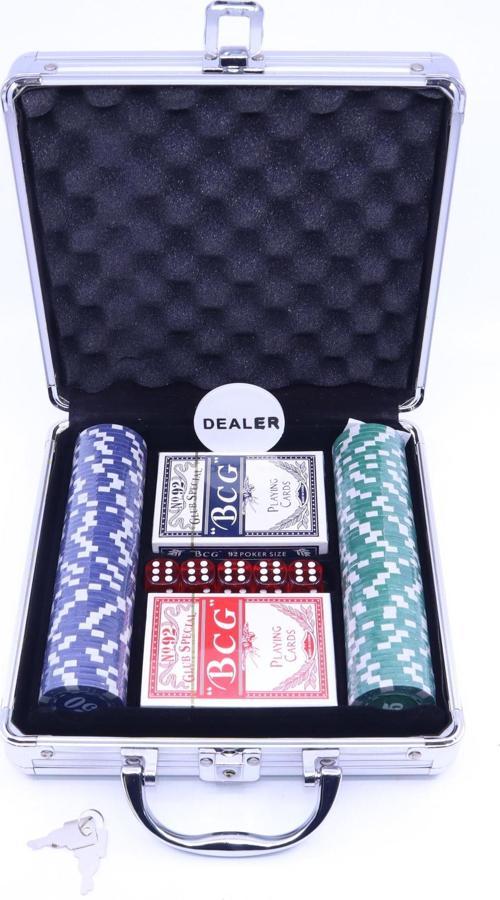 Metal Çantalı 100 Chipli Poker Oyun Seti