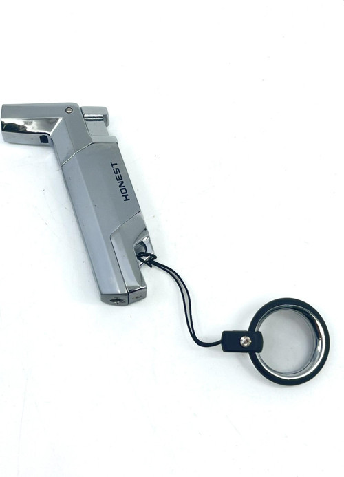Gümüş Renk Tek Torch(Pürmüz) Pipo Çakmağı