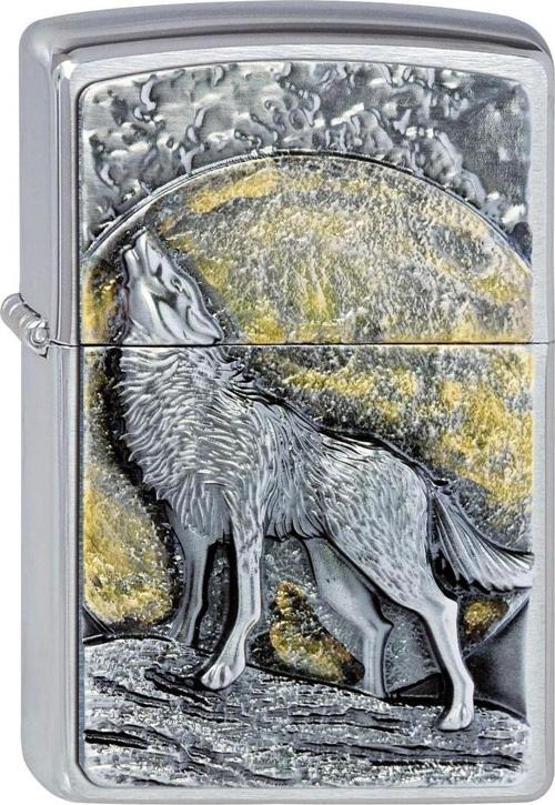 Wolf At Moonlight Dizayn Çakmak