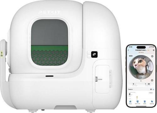 Purobot Max Pro Akıllı Kedi Tuvaleti Beyaz (Resmi Distribütör Garantili)