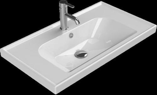Cerastyle Turkuaz Frame Etajerli Lavabo 80X45 Cm