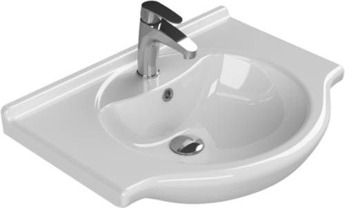 Cerastyle Turkuaz Nil Etajerli Lavabo 65 Cm