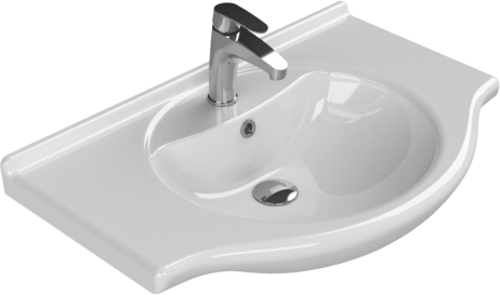 Cerastyle Turkuaz Nil Etajerli Lavabo 75 Cm