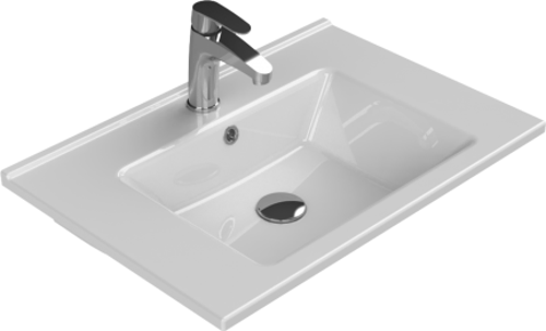 Cerastyle Turkuaz Arte Etajerli Lavabo 65 Cm