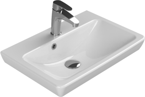 Cerastyle Turkuaz Porto Etajerli Lavabo 55*38 Cm