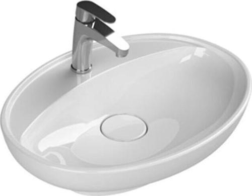Cerastyle Turkuaz Seramik Lal C Serisi Tezgah Üstü Çanak Lavabo 60Cmx45,5 Cm