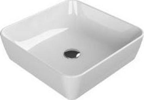 Cerastyle Turkuaz One Tezgah Üstü Lavabo 46*46 Cm (B.Deliksiz)