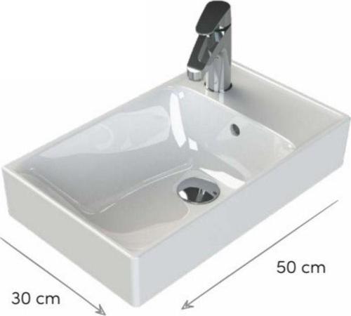 Sharp Etajerli Lavabo 50*30 Cm