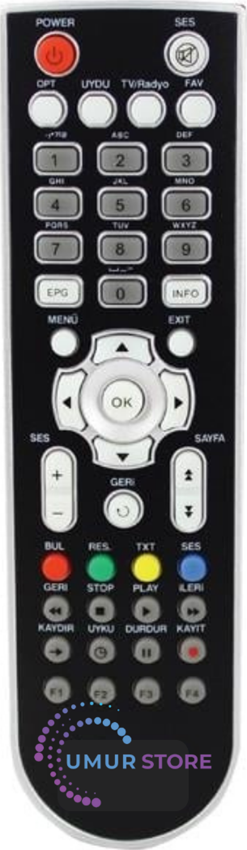 Uydu Alıcı Kumandası