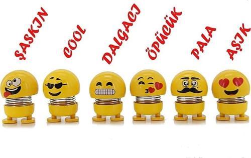 Zıp Zıp Kafalar Sevimli Kafa Sallayan Emojiler Çılgın Kafalar