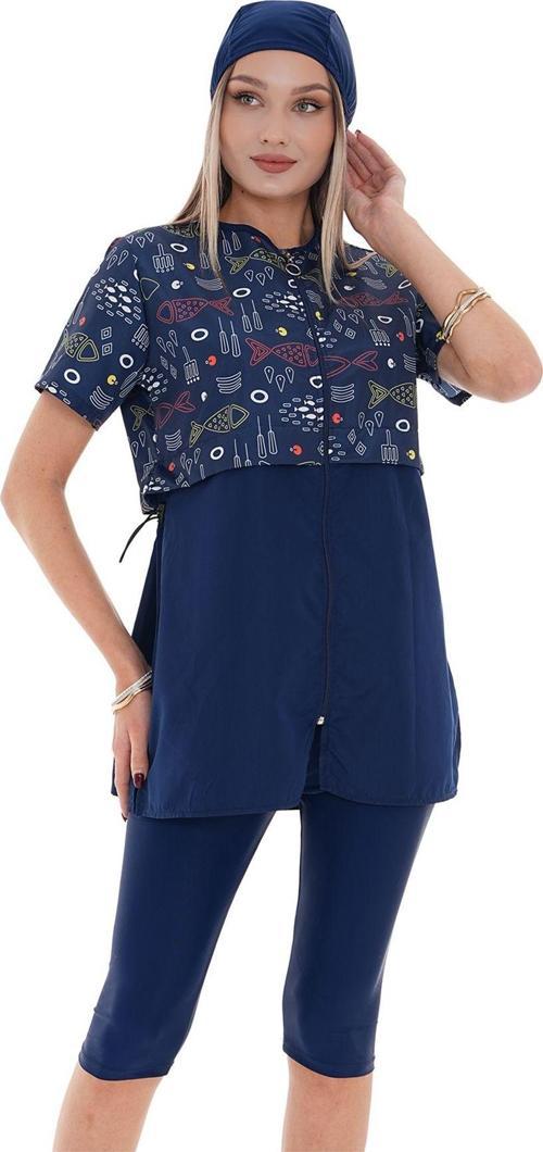 Yarı Kapalı Tesettür Mayo 2508 Suna Balık