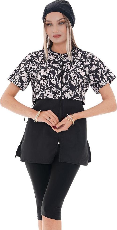 Yarı Kapalı Tesettür Mayo 2508 Suna Siyah S/B