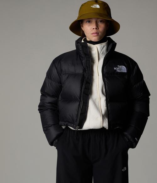 W Nuptse Short Jacket Kadin Siyah Mont Nf0a5ggekx71