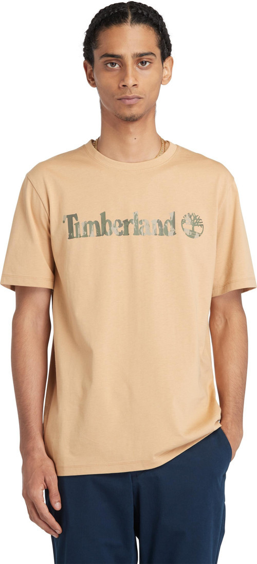 Camo Linear Logo Short Sleeve Tee Erkek Sarı Tshirt Tb0a5unfeh31