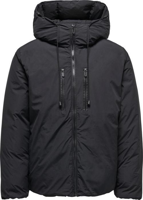 Onszane Hood Jacket Otw Erkek Siyah Mont 22025741-02