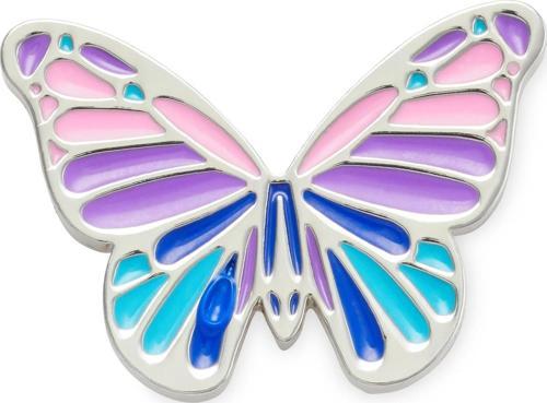 Multi Purple Butterfly Unisex Renkli 10011089-1
