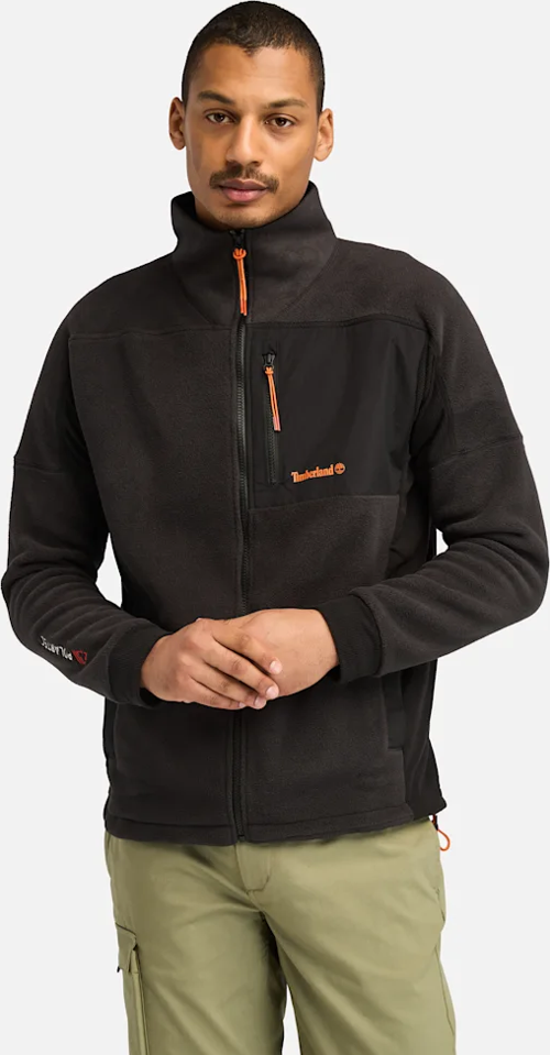 Polartec Mıx Medıa Full Zıp Fleece Erkek Siyah Ceket Tb0a6y560011