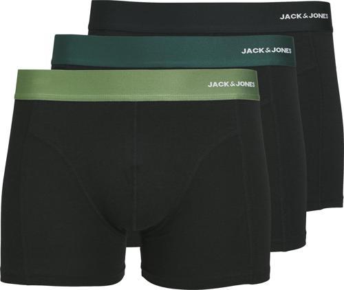 Jack Jones Jacnıck Bamboo Trunks 3 Pack Pls Erkek Yeşil Büyük Beden Boxer 12278628-21