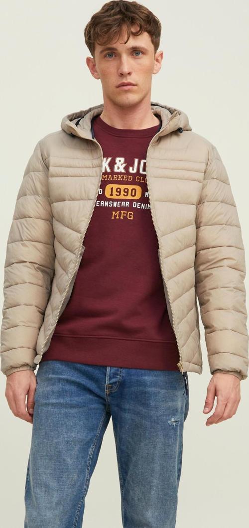 Jack Jones Hero Puffer Hood Noos Erkek Bej2 Mont 12211785-69