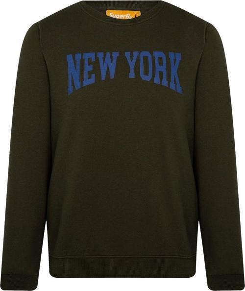 Men Sweat Erkek Haki Sweatshirt 23228-32