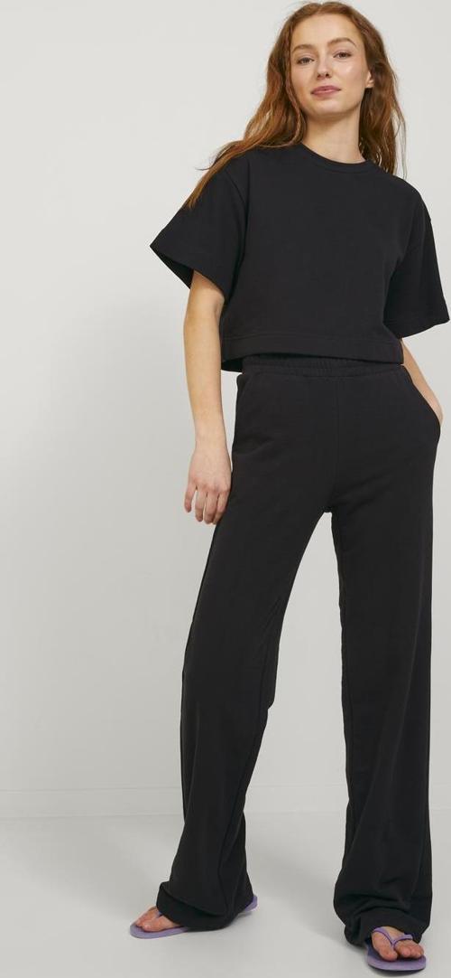 Jack Jones Jxalfa Reg Wıde Hw Every Pants Swt Sn Kadin Siyah Eşofman Altı 12226250-02
