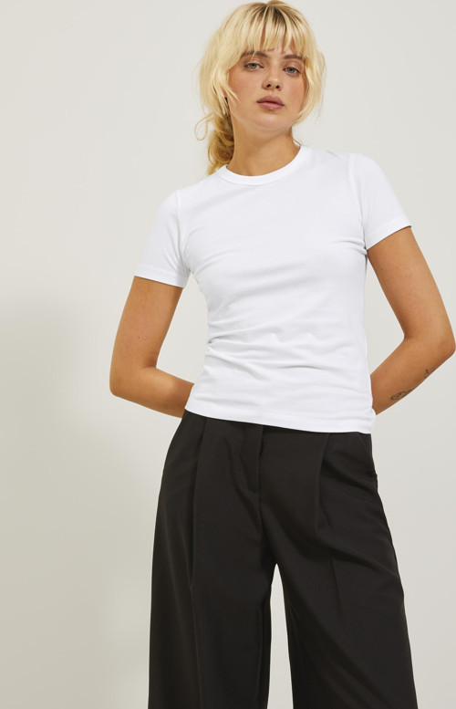 Jxgıgı Str Ss Tee Jrs Sn Kadin Beyaz Tshirt 12248921-01