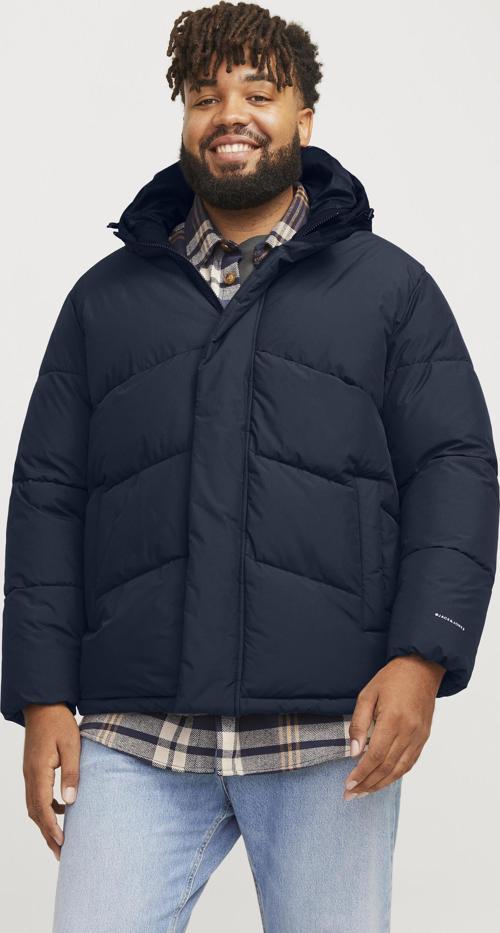 Jjworld Puffer Jacket Pls Erkek Lacivert Büyük Beden Mont 12263325-04
