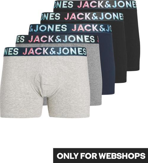 Jack Jones Tampa Trunks 5 Pack Erkek Lacivert Boxer 12233489-04