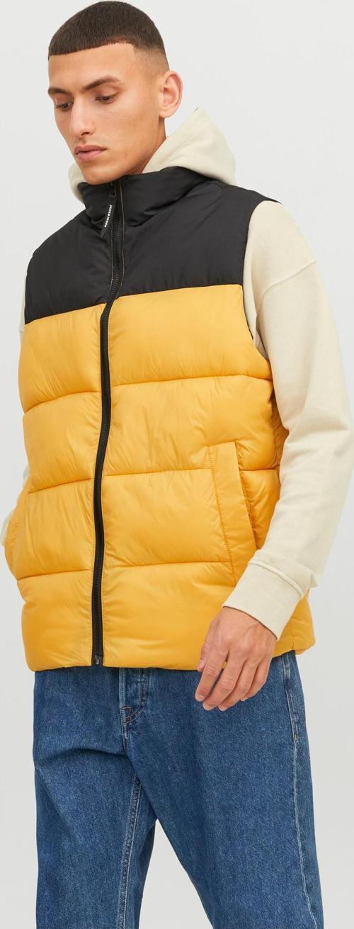 Jack Jones Jjetoby Bodywarmer Collar Sn Erkek Sarı Yelek 12235861-22