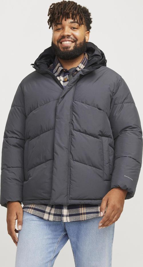 Jjworld Puffer Jacket Pls Erkek Antrasit Büyük Beden Mont 12263325-16