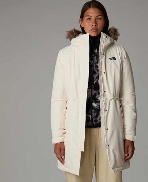 W Zaneck Parka Kadin Beyaz Mont Nf0a4m8yqli1
