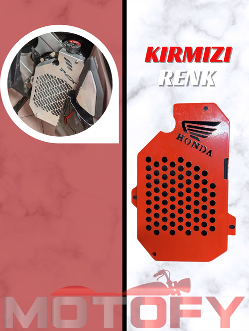 HONDA PCX 125 2021 2024 METAL RADYATÖR KORUMA DEMİRİ KIRMIZI 