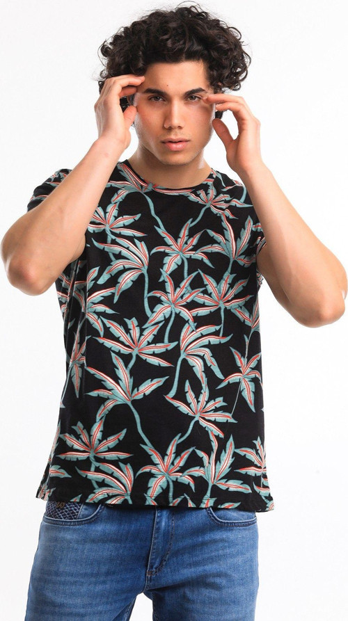 Tshirt Erkek Siyah Tshirt 21601-02