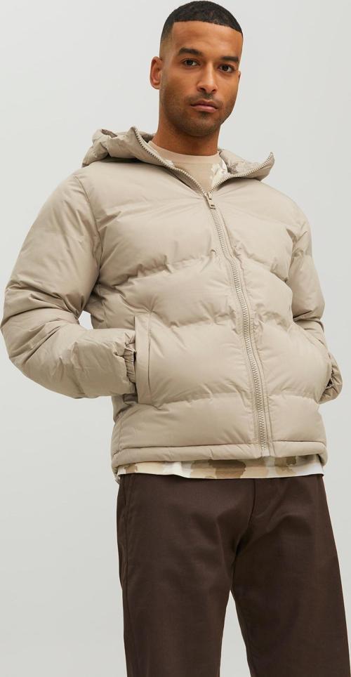 Jack Jones Seamless Recycle Puffer Sn Erkek Bej Mont 12211781-06