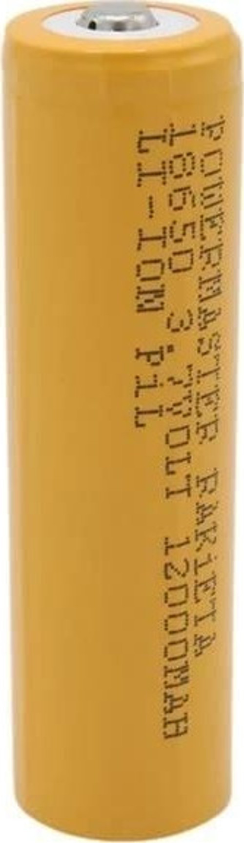 3.7 Volt 1200 mAh 18650 Başlıklı Şarj Edilebilir Tekli Pil