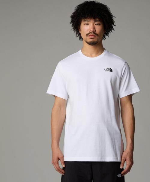M Vertıcal Ss Tee Erkek Beyaz Tshirt Nf0a89fpfn41