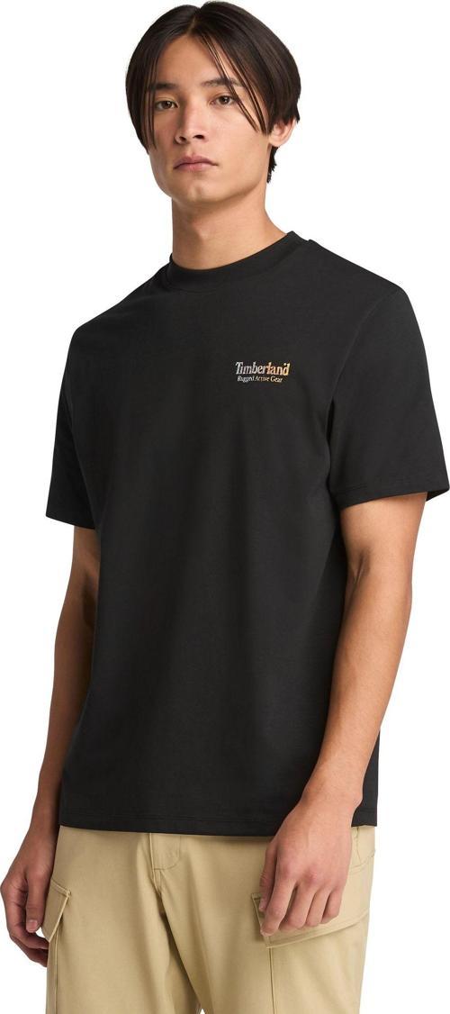 Rugged Active Gear Back Graphic Tee Erkek Siyah Tshirt Tb0a6dma0011
