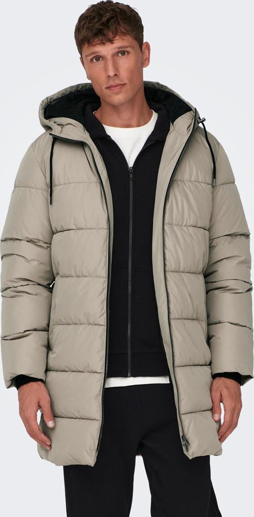 Onsmelvın Lıfe Puffer Coat Otw Vd Erkek Haki Mont 22022100-03